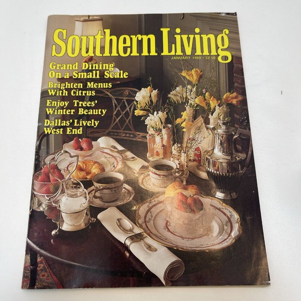 Southern Living Jan.1988 Dallas Miami Citrus Recipes Grand Dining‎